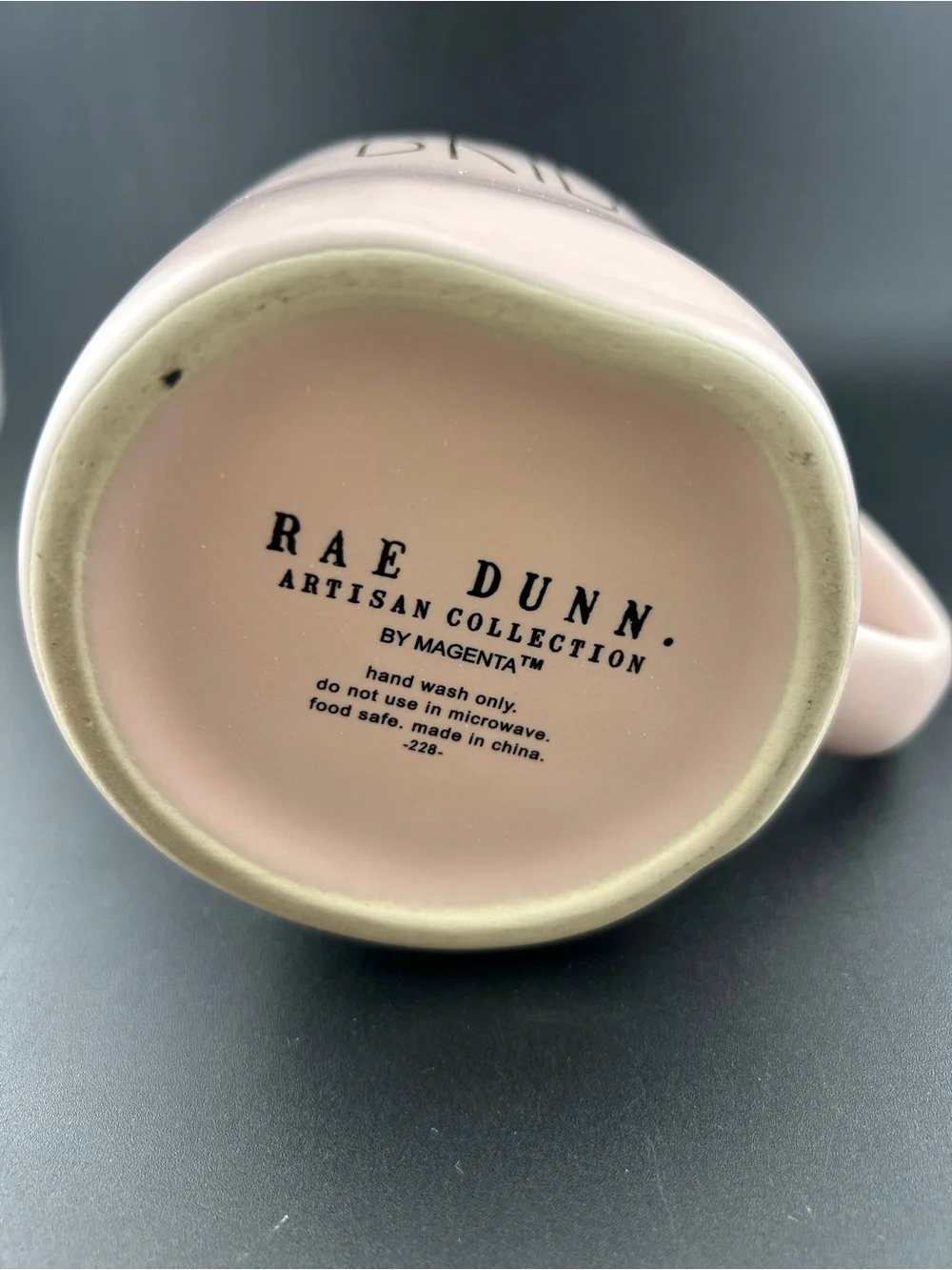 Rae Dunn Artisan Collection Rose Pink 